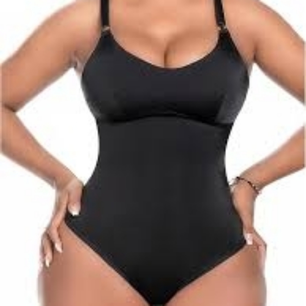Cotbenn Black Shapewear Bodysuit, Size XXL, NWOT